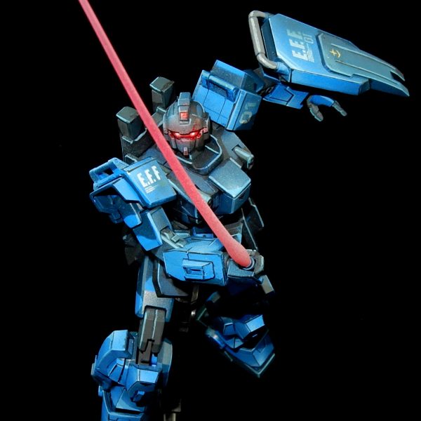 HGUC ブルーディスティニー１号機　イラスト風塗装