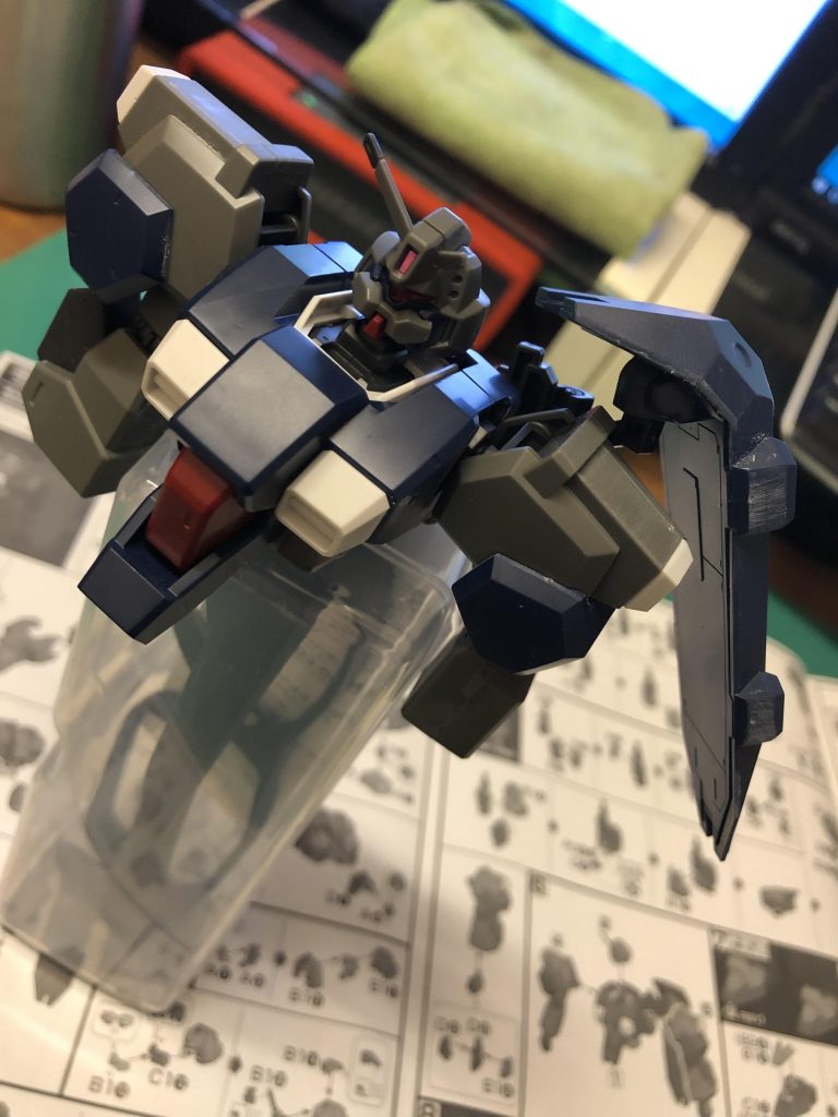 老眼鏡に乗せて (^p^）　ここまで仕事場でこっそり作ってました笑