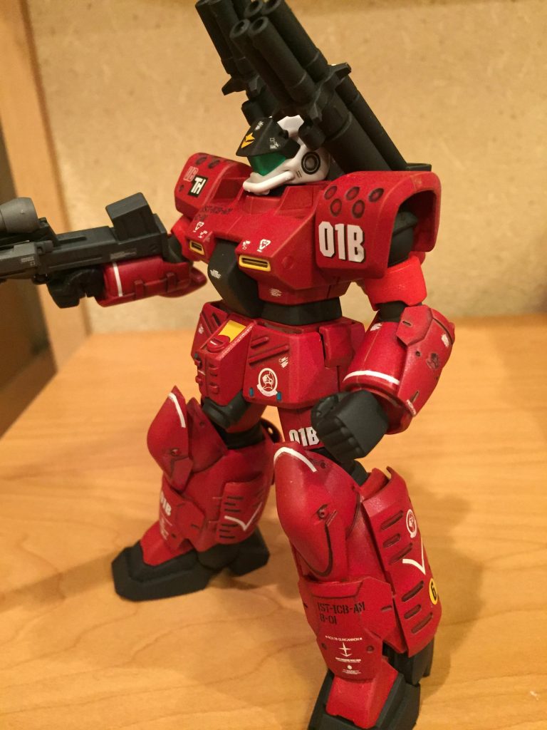 今回は装甲の取り付け塗装のみです