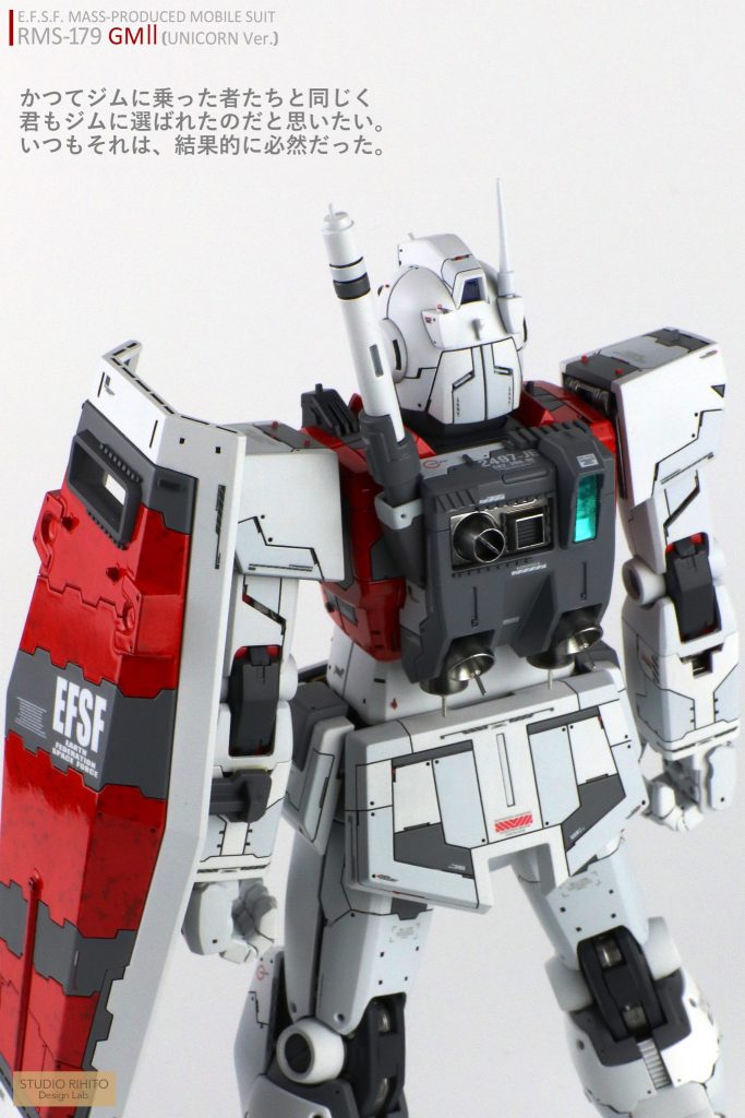 ■後頭部
スライド開口するようなパネルラインと、実際に開口の工作を施し、プラ板を薄く削いで清流フィンをフローティングで装着しました。

■ランドセル
プラ板を短冊切りにしたものを均等間隔で接着した