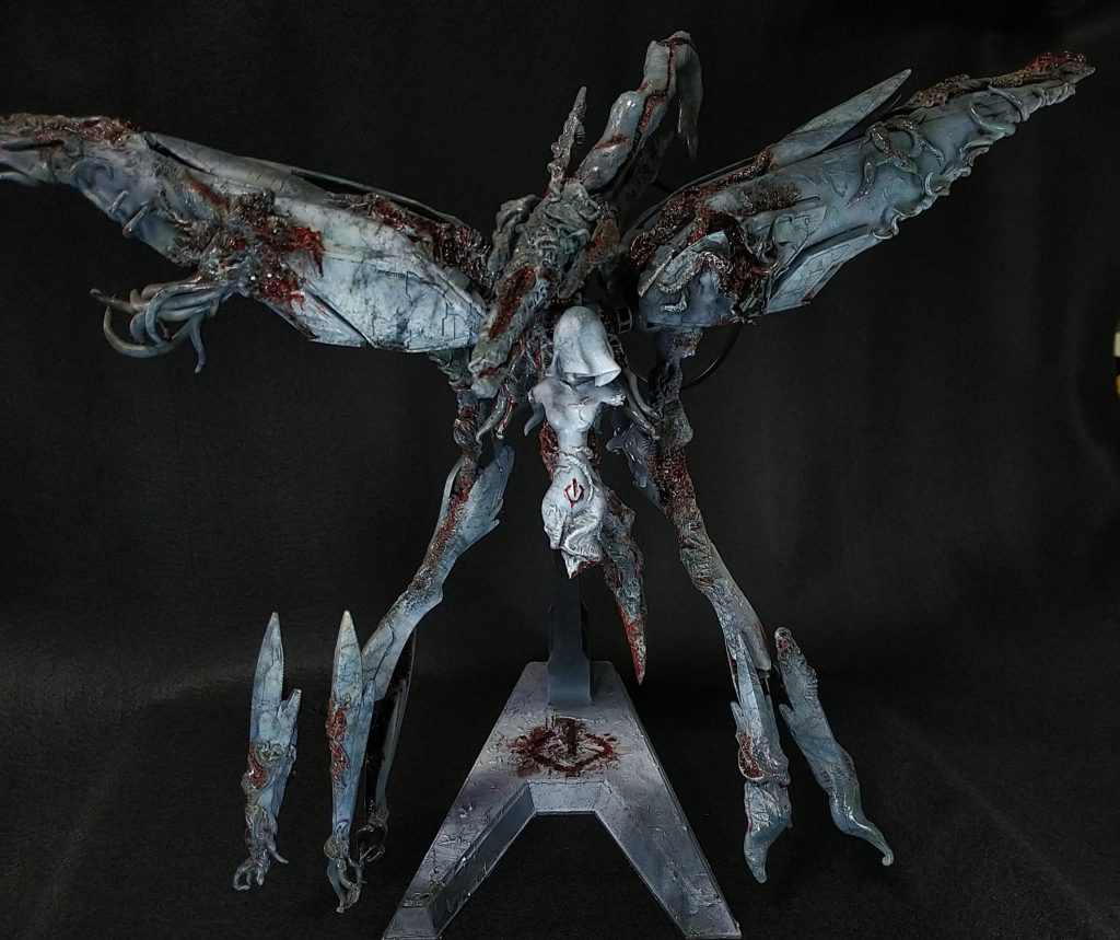 安心してください、ガンプラですよ。
アクションRPG『Bloodborne』より多大なえいきょうをうけておりますが。
可愛いですよね、ハシュマル。