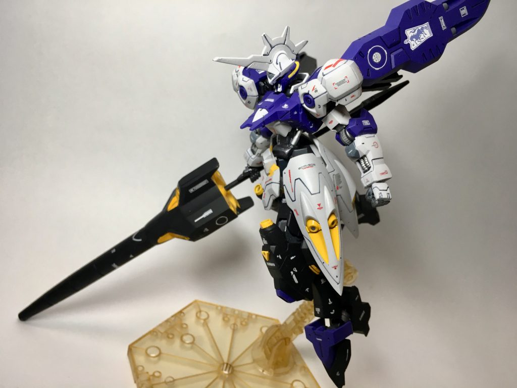 ランスの柄の長さは倍にして正解だったと思います。見栄えが違います。