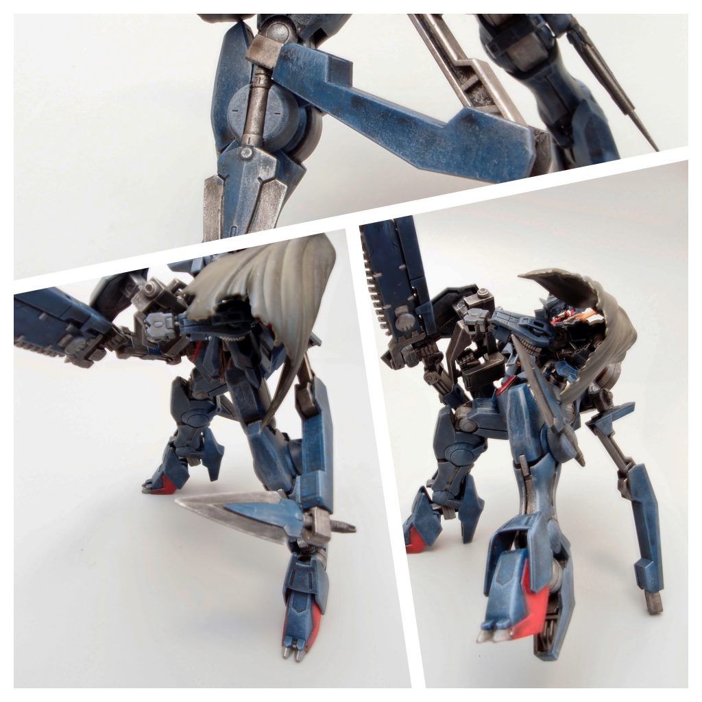 チェーンソードに怯むことなくシールド等で受け止めた勇敢な兵には死角から急所を狙った連撃が襲いかかる。