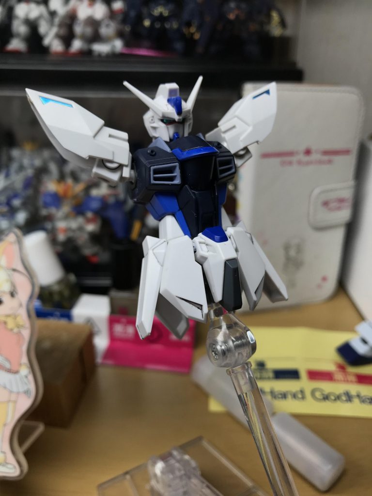 初期の頃。この後ジャンクパーツを弄ってたらDXの腰を見つけて今に至ります。