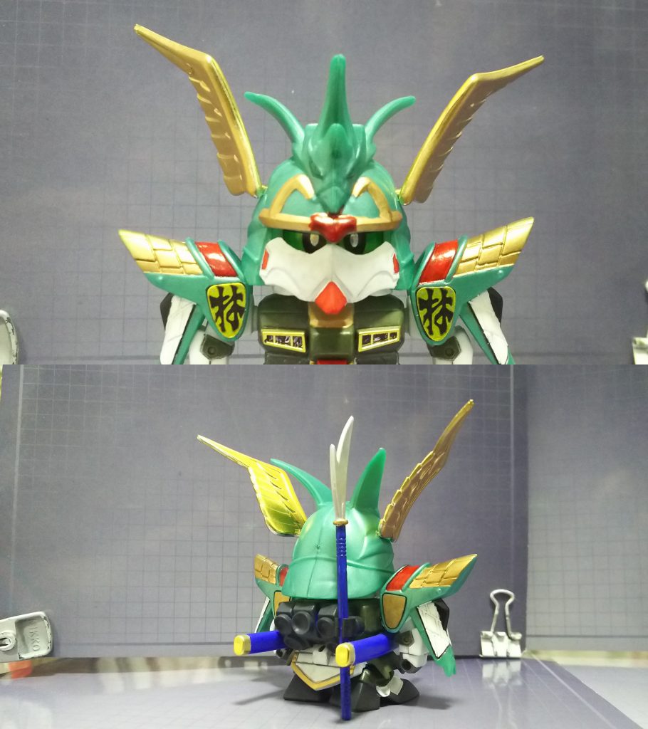 上体アップと背面