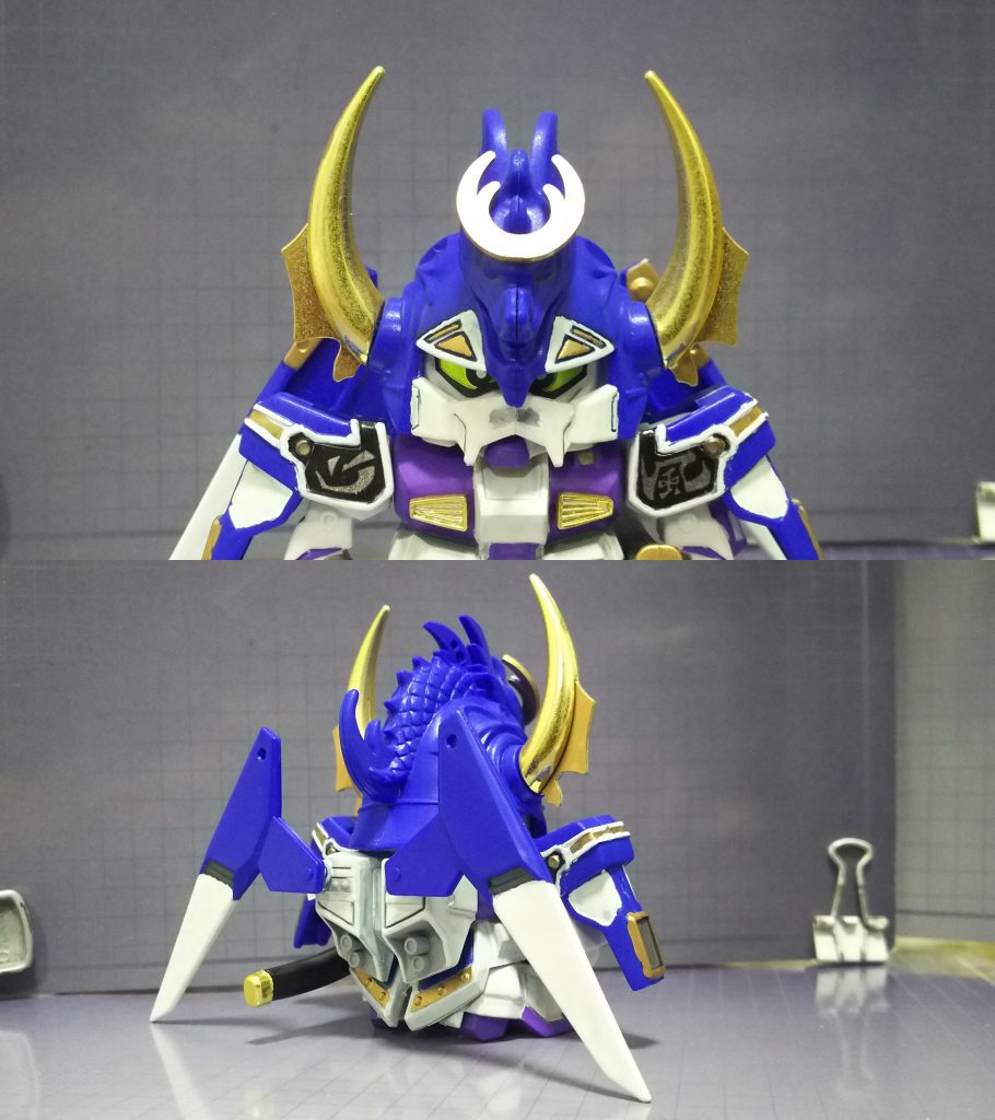 上体アップと背面