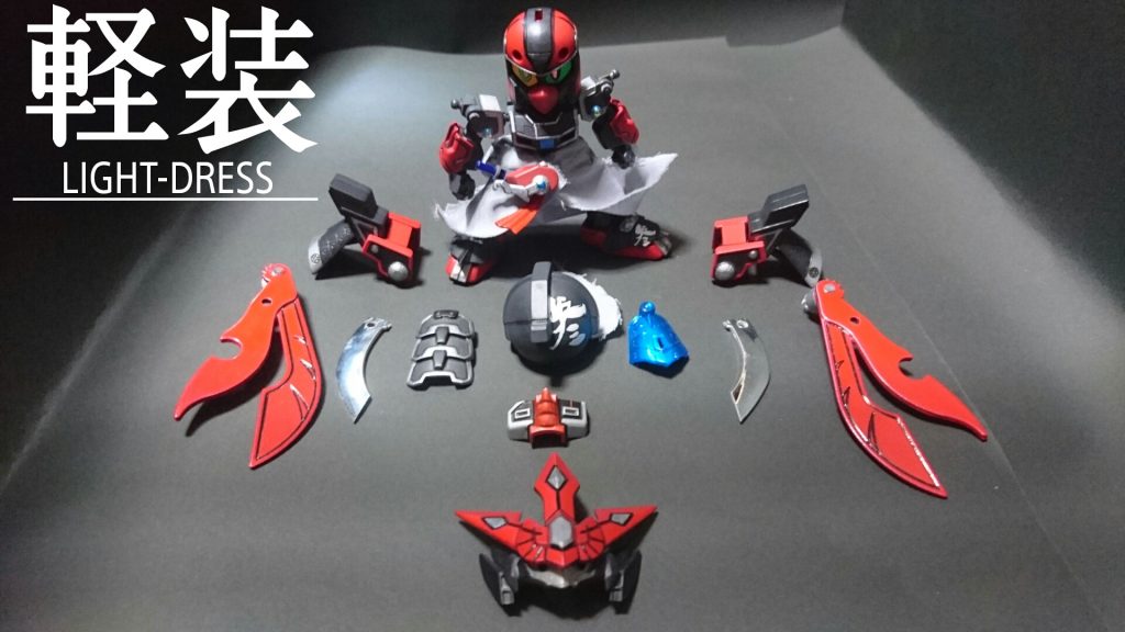 ○軽装-概要ここまで脱げます。SDといえばこれが出来てこそという気持ちもあり、目標でもありました。
・脳内設定致命傷を受けたものの、半鉄機化することでなんとか命をとりとめた。