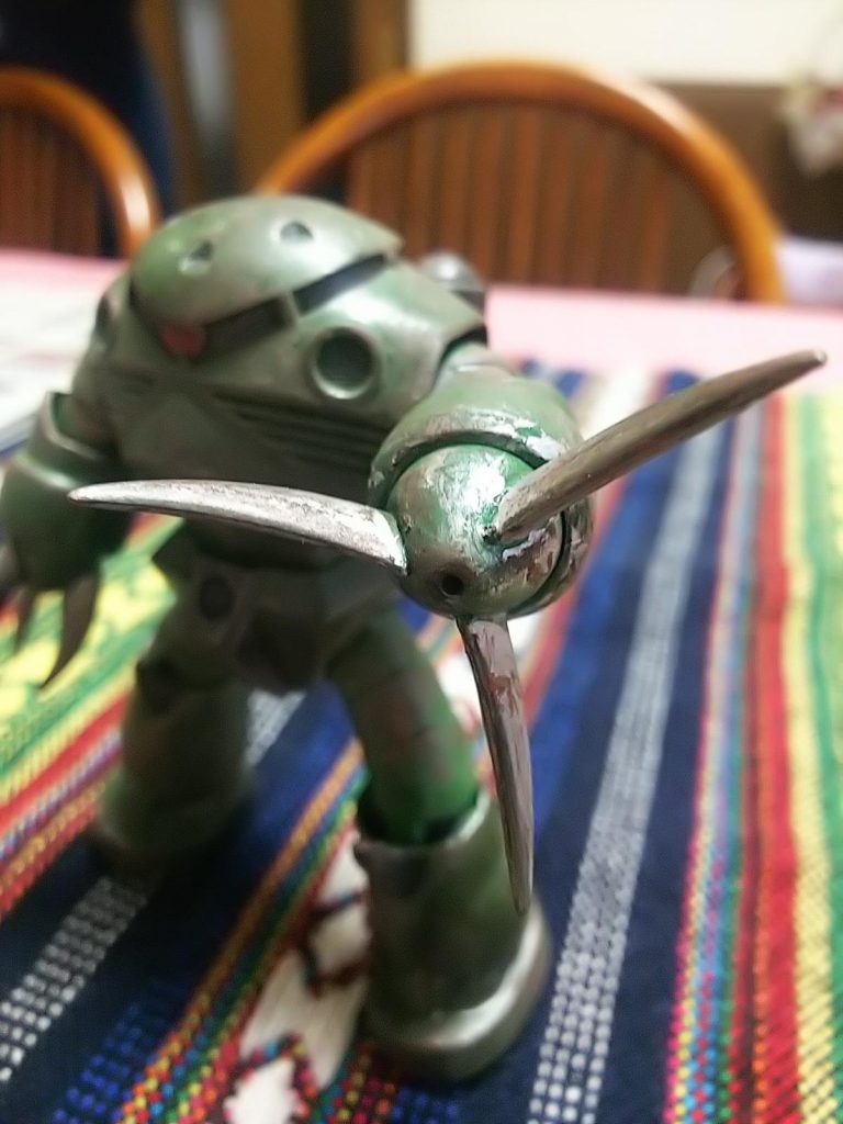 普通に組んだから、爪は開きません(ToT)