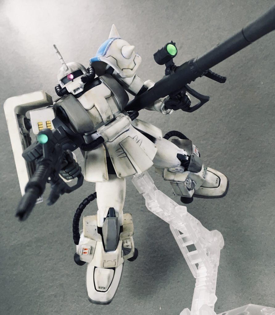 HGUCシン・マツナガ専用ザク–5枚目/制作者:SHiNji
