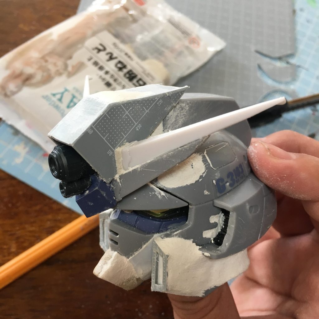 赤外線カメラ周りはプラ板で