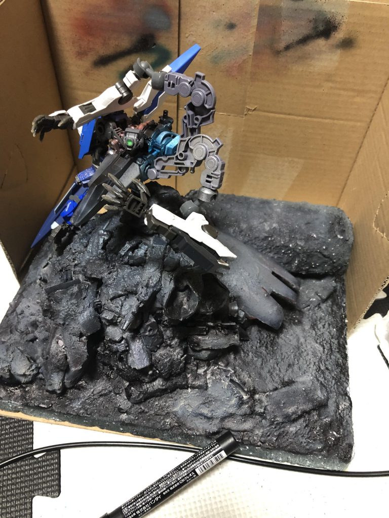 塗装は全てガンダムマーカーエアブラシで行なっています