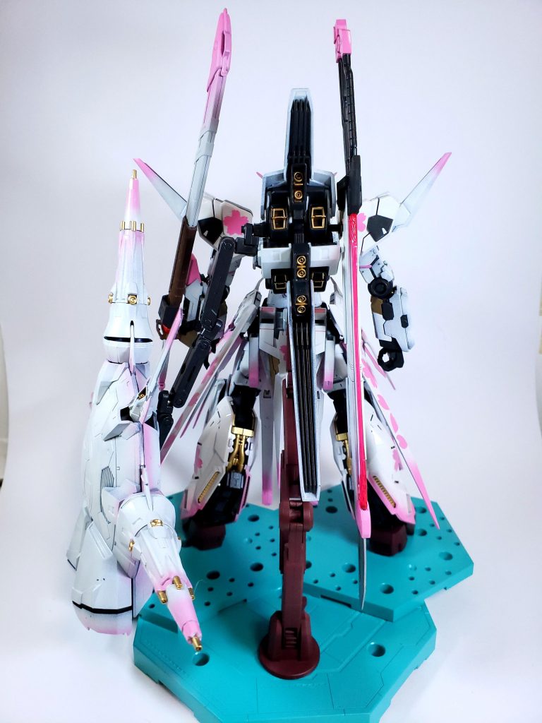 背面 新規のバックパックはデュエルアサルトシュラウドのバックパックを取りつけています、