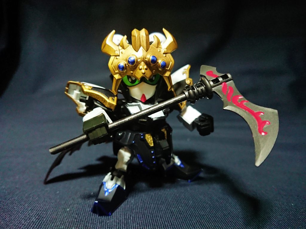 女性キャラクターの多いティエルの衝動は、女性武将の役を合わせるのに最適でした。(残り4体も制作中)
ギルティのパイロットのセミスは、設定が三國無双から董白のイメージが近そうなため合わせてみました。