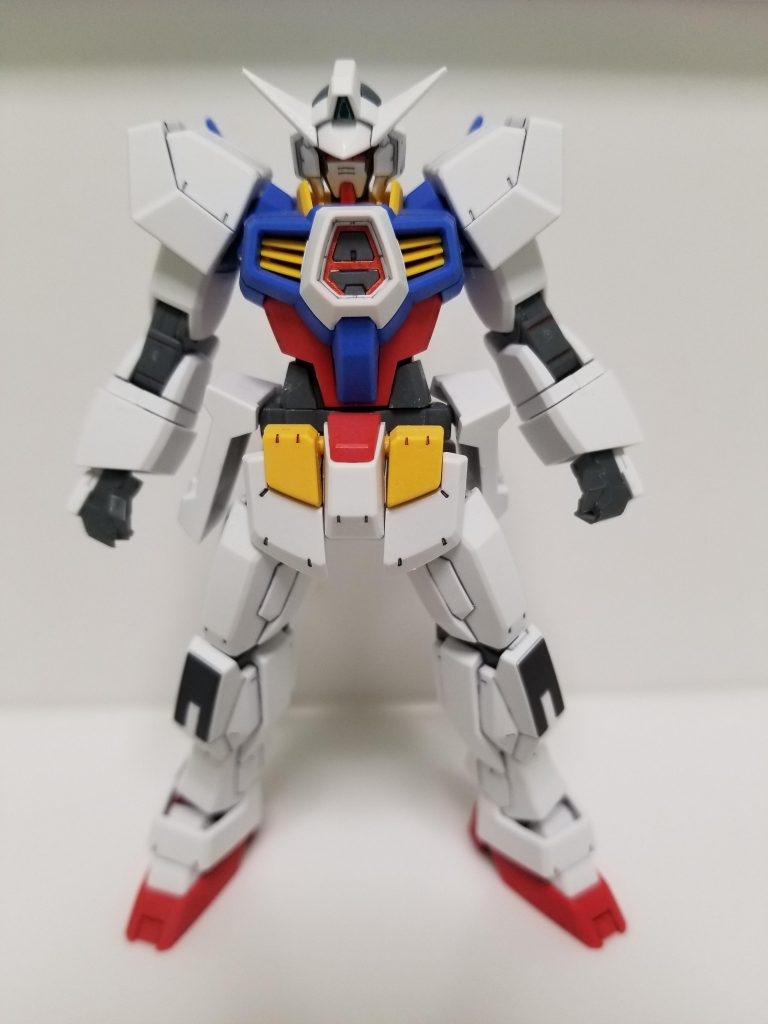 まずは正面素立ちから。
ややピンボケ気味ですがそこは気にしないで下さい。
素立ちでこのプロポーション
このカッコ良さ。
素晴らしいとしか言い様がありません。
尚、両握り拳はFXから拝借したものなので本キットには付属しません。