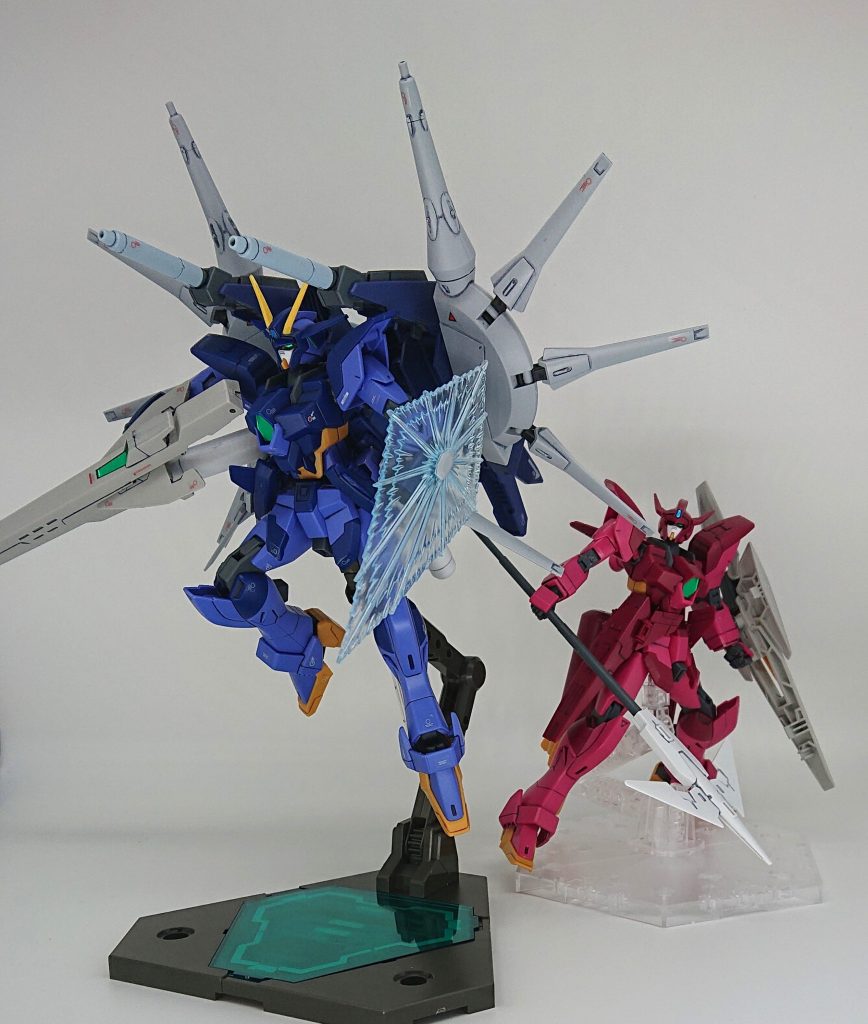 【アクション６ 単機決戦】
エミリア「見くびらないで！私一人でも十分戦えるのよ！」
カルナ「えーっ！コンビ解散！？」Σ(Дﾟ;/)/

アルク作るとランシエも欲しくなります💦
以前作った「にせジェガンブラストマスター」の時も思いましたが、形成色が近いと何とかなるもんだと思いました。
あとは、見た目で「あの機体のあのパーツだ」と分かれば、設定なども広がると思います。

最後までご覧頂き、ありがとうございました。

次回を待て！٩( ᐛ )وｵｰ！