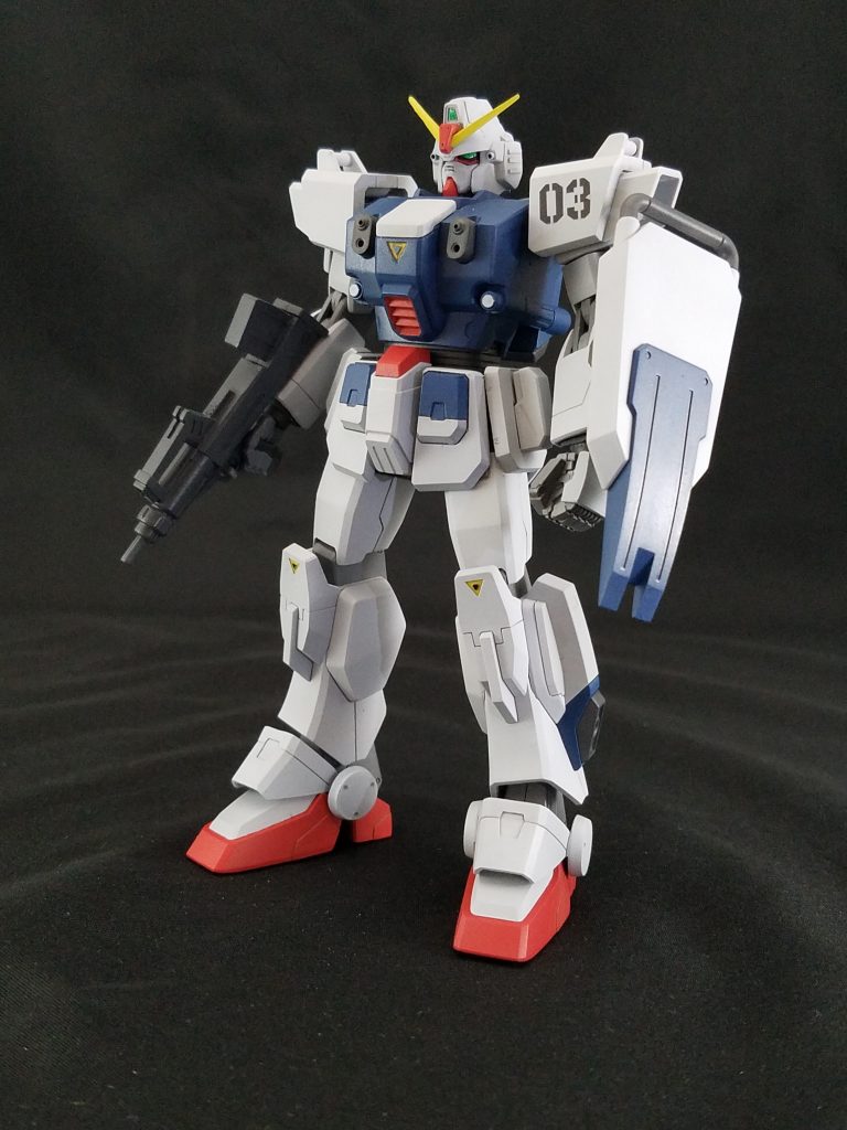 マシンガンとショートシールド装備して陸戦仕様へ。