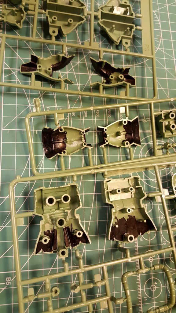 陰部分はガンダムマーカーの黒で塗りました
元々Twitter上の1Dayモデリング製作会で製作着手しましたが1日では出来ませんでした(^-^;
