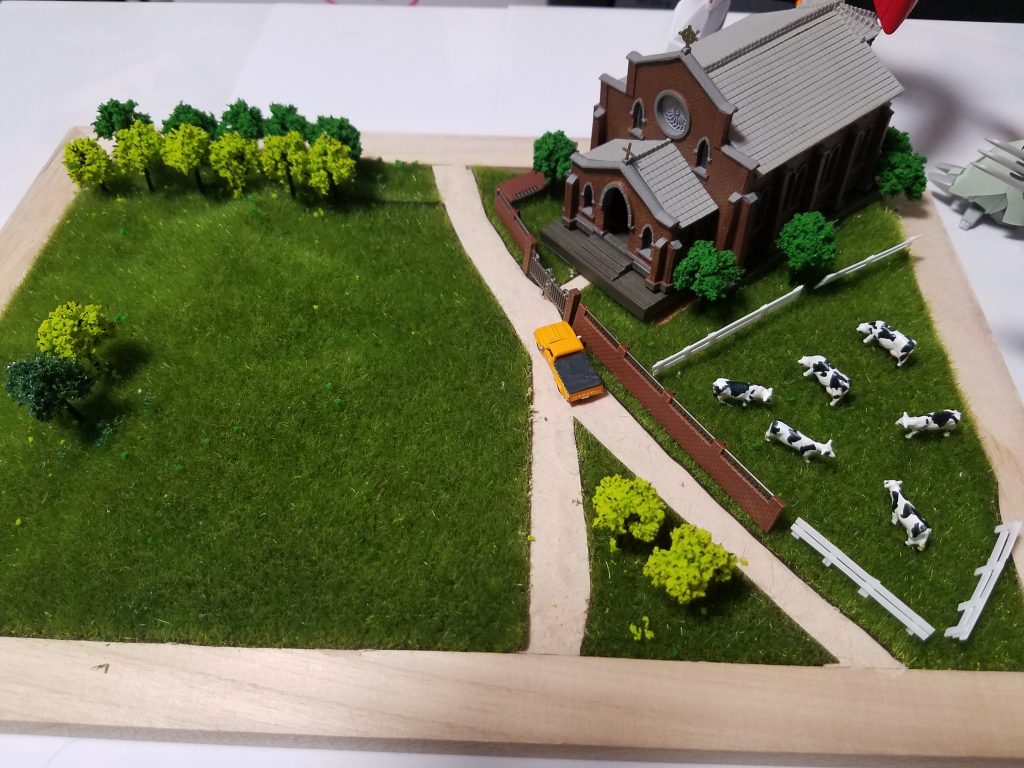 追加写真①ベースのみの写真。∀独自ののどかな感じを演出したかった