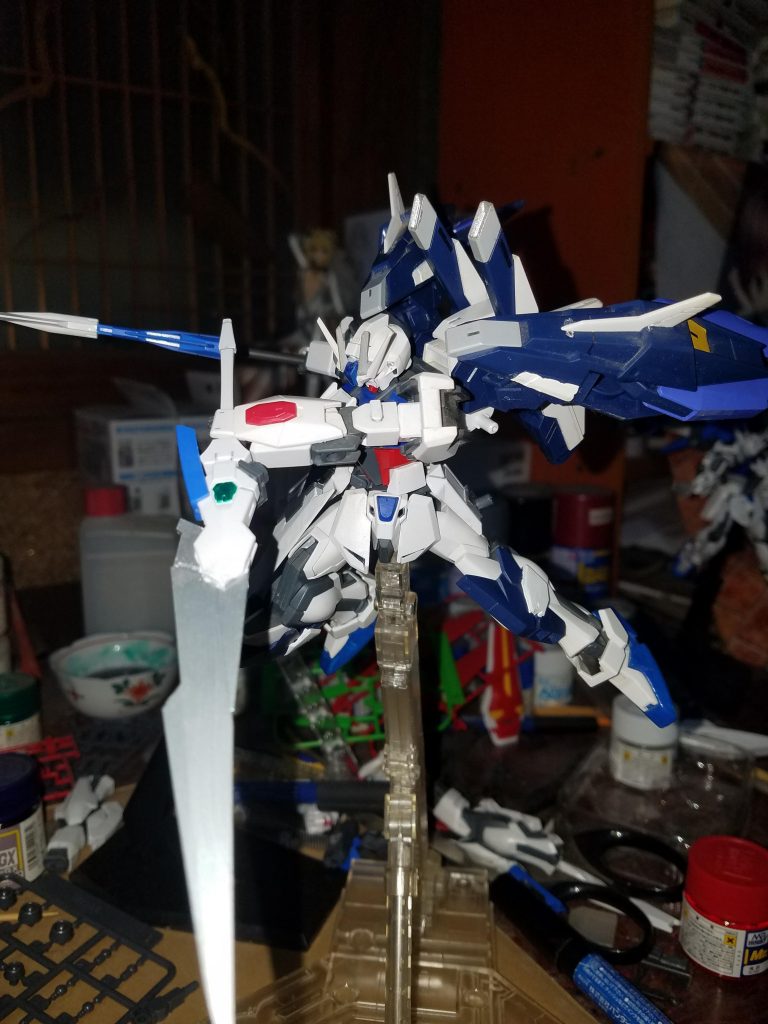 手持ち武器の剣と槍はジャンクパーツから急造しました