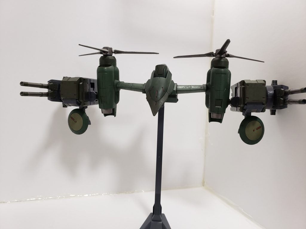 バックパック兼支援ユニット【アサルトサーチャー】
6連装ミサイルポッド×2
高射角連装砲×2
ティルトロータパック見た瞬間フォビドゥンに装備させようっていう案が降りてきましたw