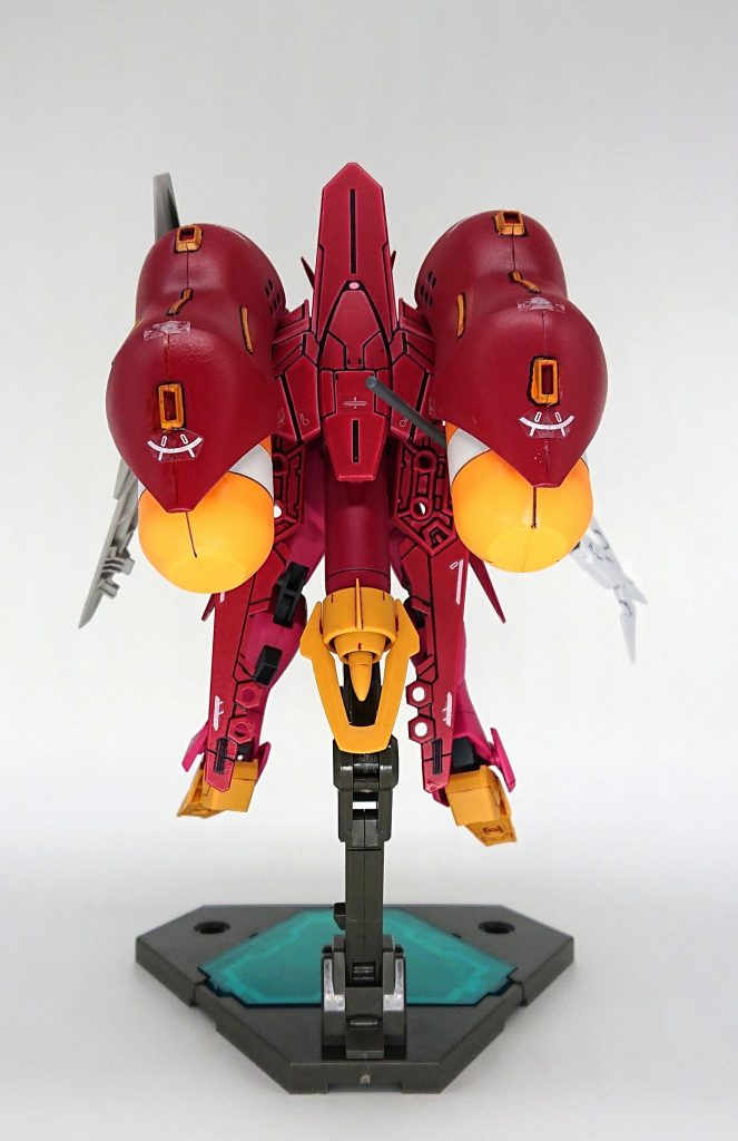 【後 妄想設定その３】
 バトルアームアームズにハイゴッグの腕部を追加。それにより、ハンド・ミサイル・ユニットとビーム・カノンが追加され、ランシエにはなかった射撃攻撃が可能となった。
 また、フレキシブル・アームを展開、バイス・クローによる格闘攻撃も可能。