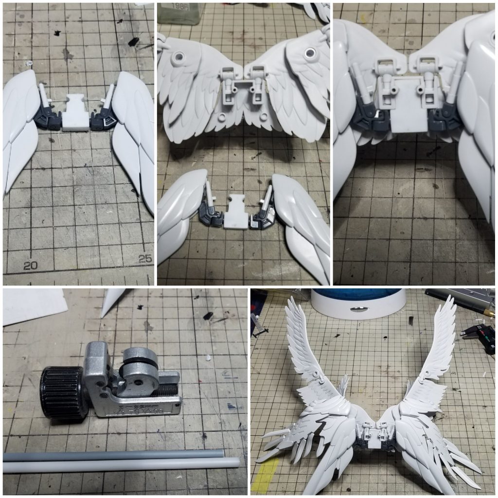 羽は
ビルドダイバーの羽のみ購入
RGウイングの羽を
アタッチメントで繋いでます