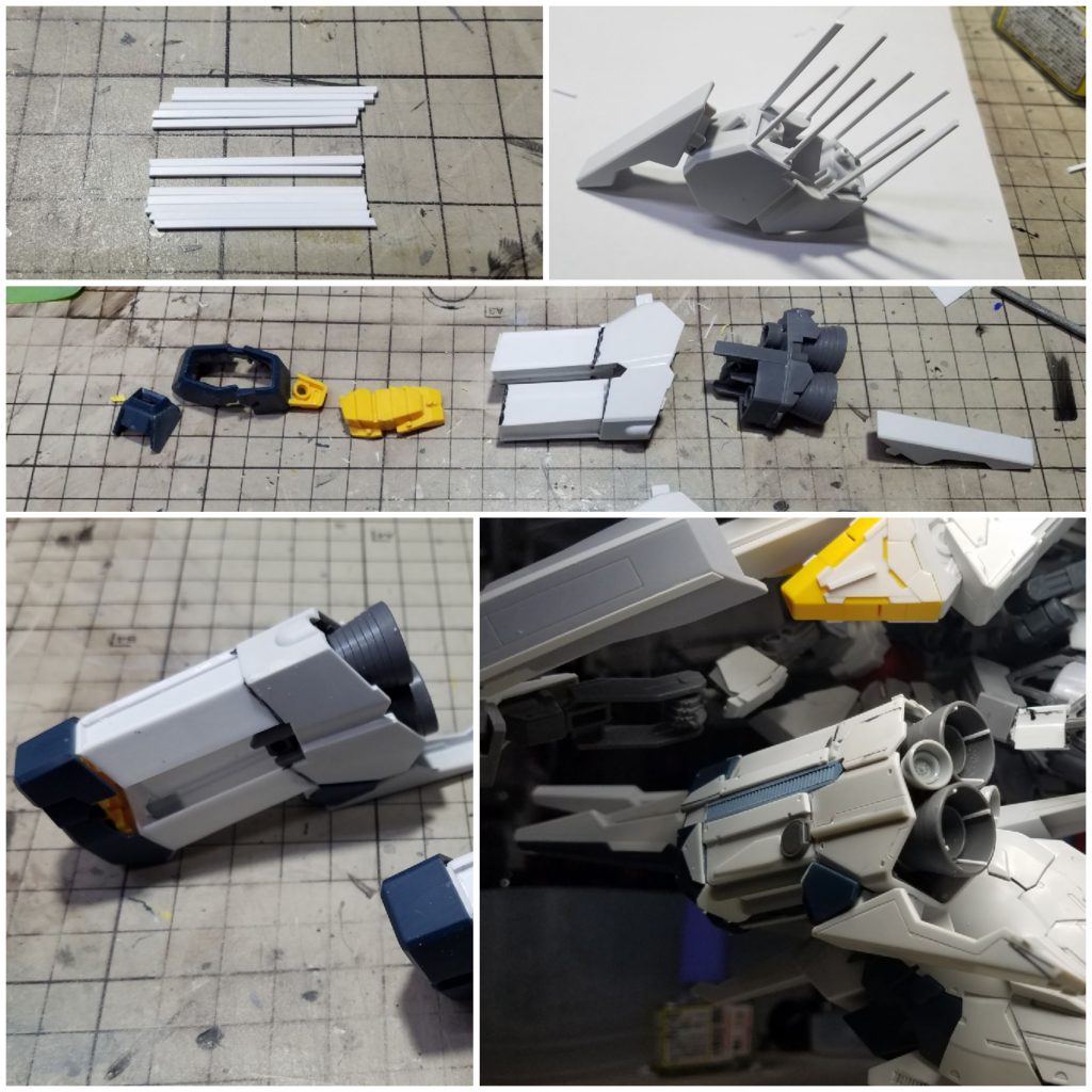 サイドブースターの延長

1ミリ角帽を柱にして、プラバンをはって
ダクトは、タイトロックを使用してみました。他にも何ヵ所か使用してます。２つ下の写真にはってあります。