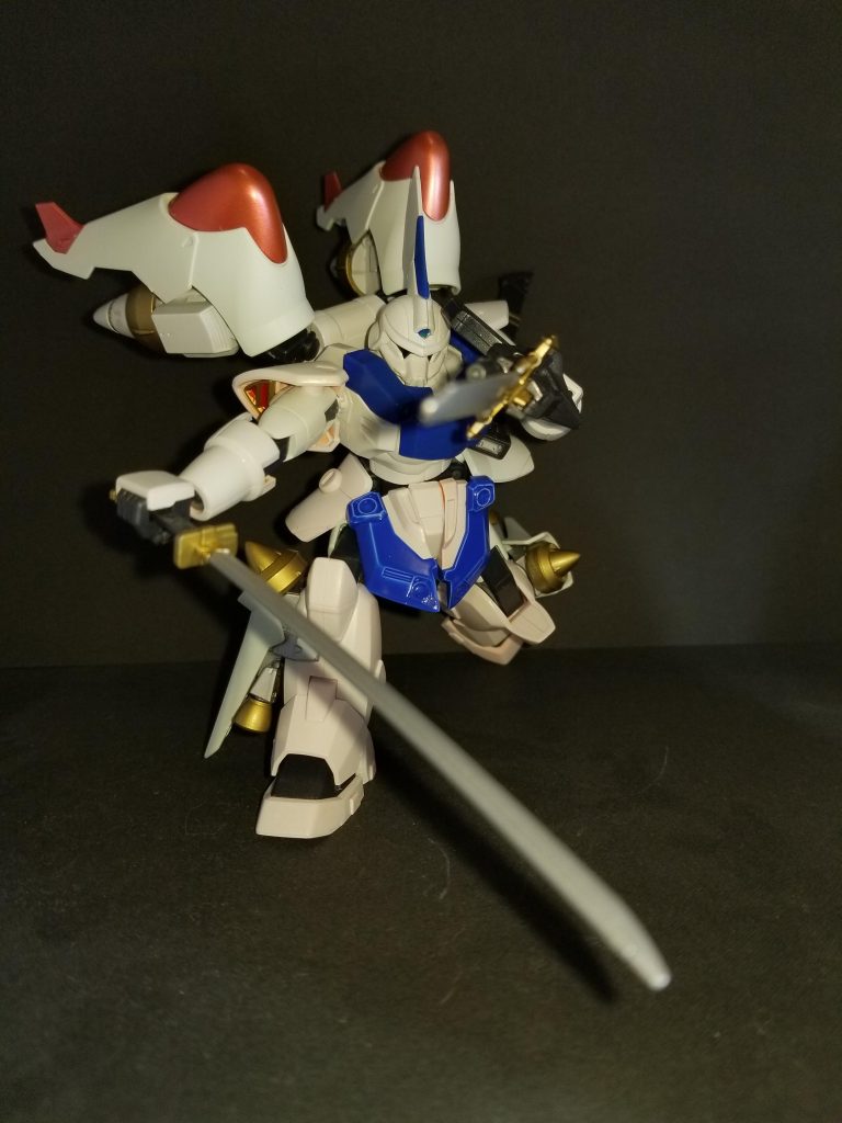 平和を勝ち取る。出来れば無血で。その意思表示の為に、ジンPKの鎮圧用刀剣─百合墜─は峰を外側に向けて抜刀される。