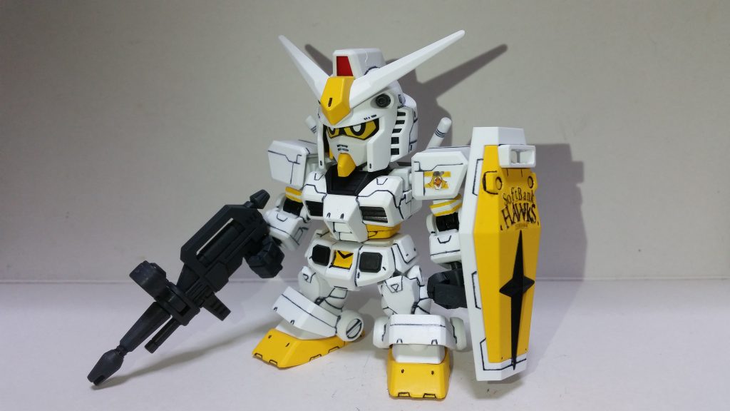 SDCSガンダム(ホークスカラーver.)–2枚目/制作者:ゼンダイ