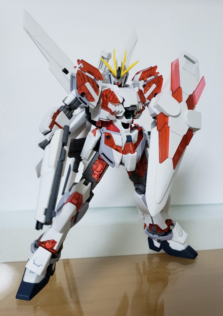 武器はシールドライフルを装備し、気持ち防御力もアップ!
ホバリングモードで機動力もアップ!