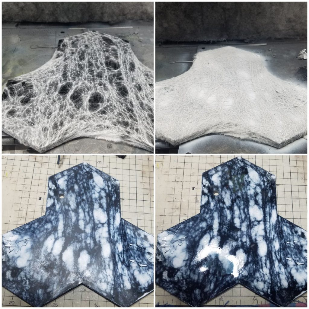 大理石風の台座は
ネットで製作方式がのっていたので
そのまま利用させてもらいました