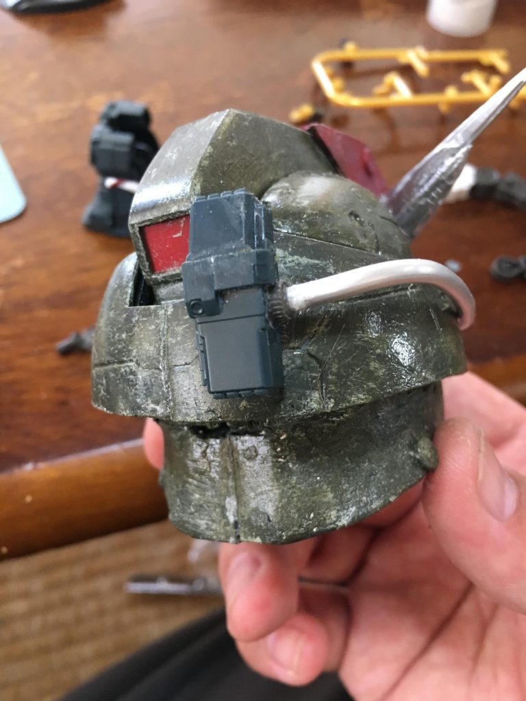 スコープ基部はBBクシャトリアおまけのロトの手、接続はネオジム磁石