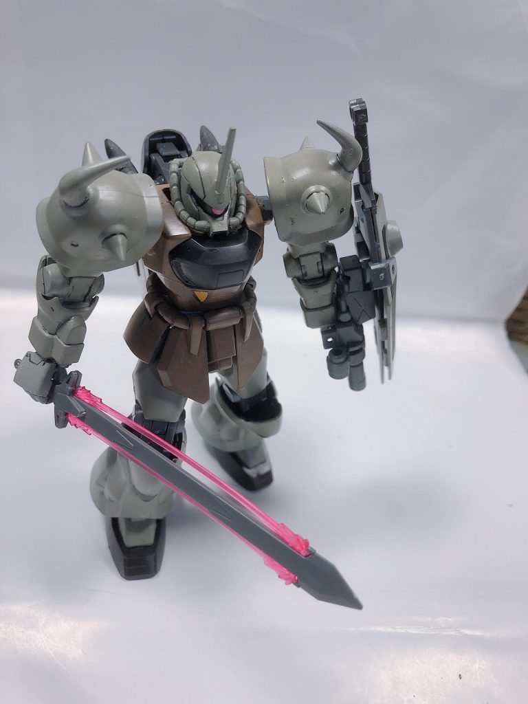 胴体 足 バックパックはイグナイテッド 頭 両腕 脚部グフカスでミキシングしました