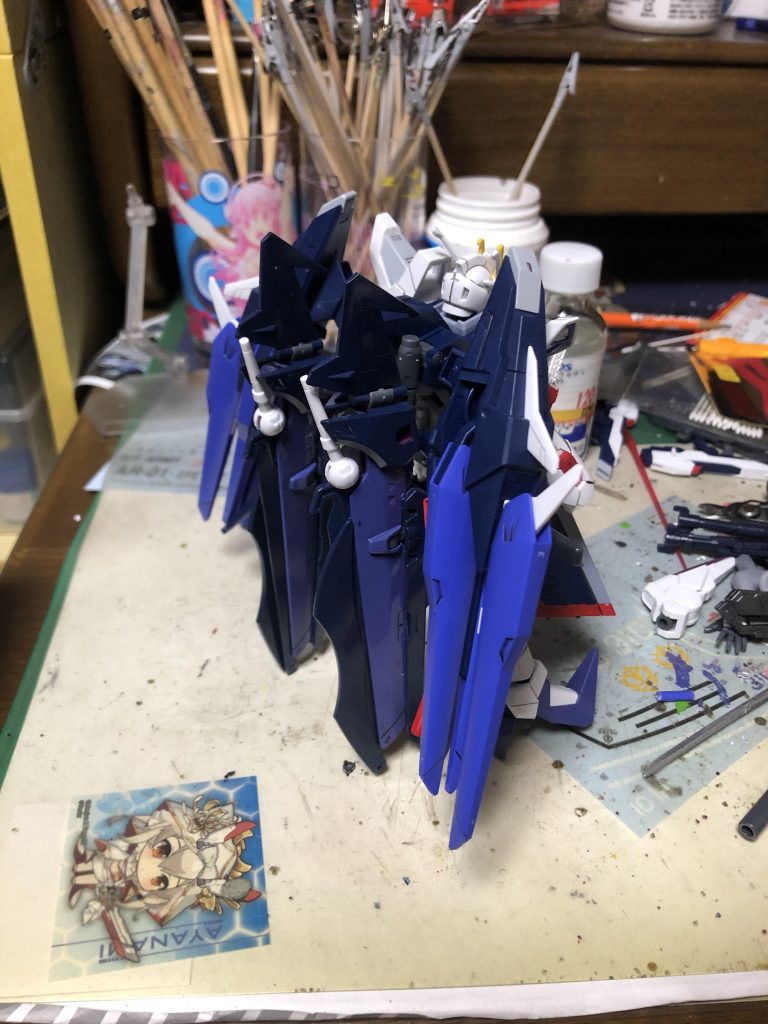 ラヴファントムのパーツをアメストカラーに塗装