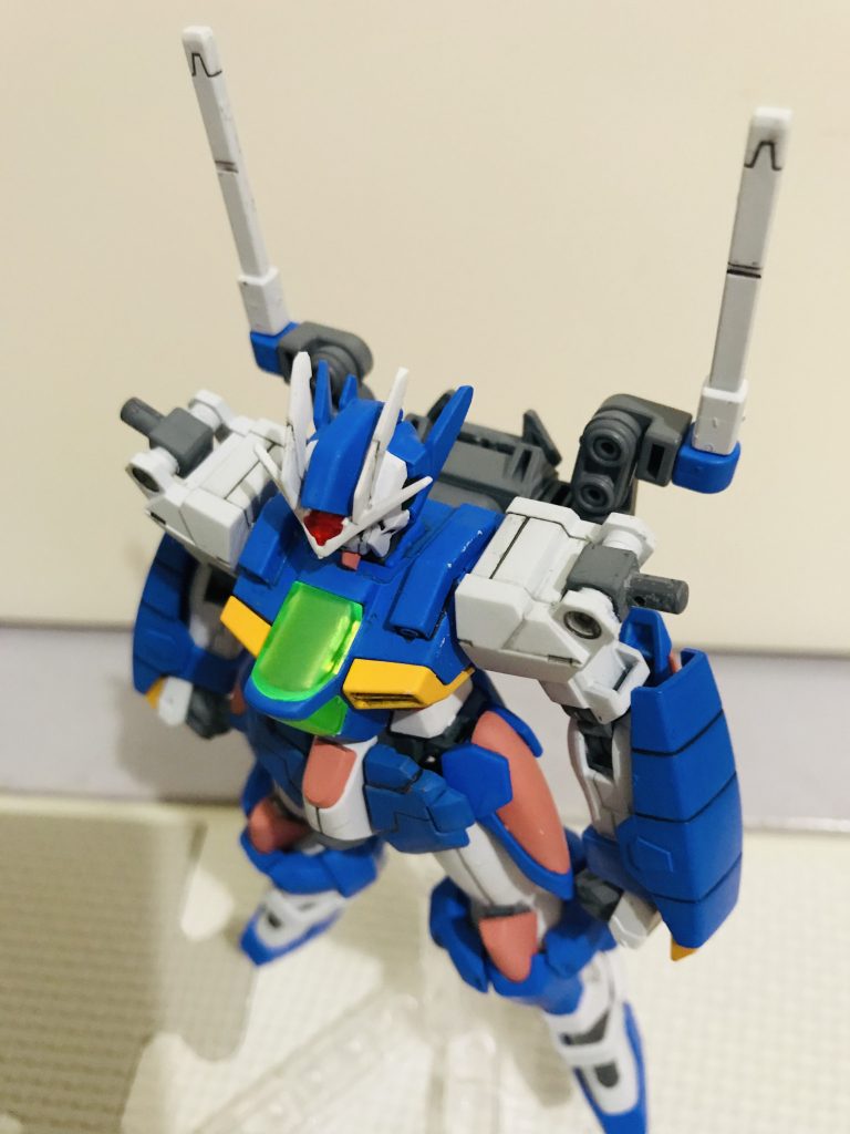 多少削ったりする必要はありましたが難なく付けられましたので自分としては納得してます。
以上、GUNDAM OO DIVER ASCENSIONでした。最後まで見ていただき、ありがとうございました。お疲れ様でした。