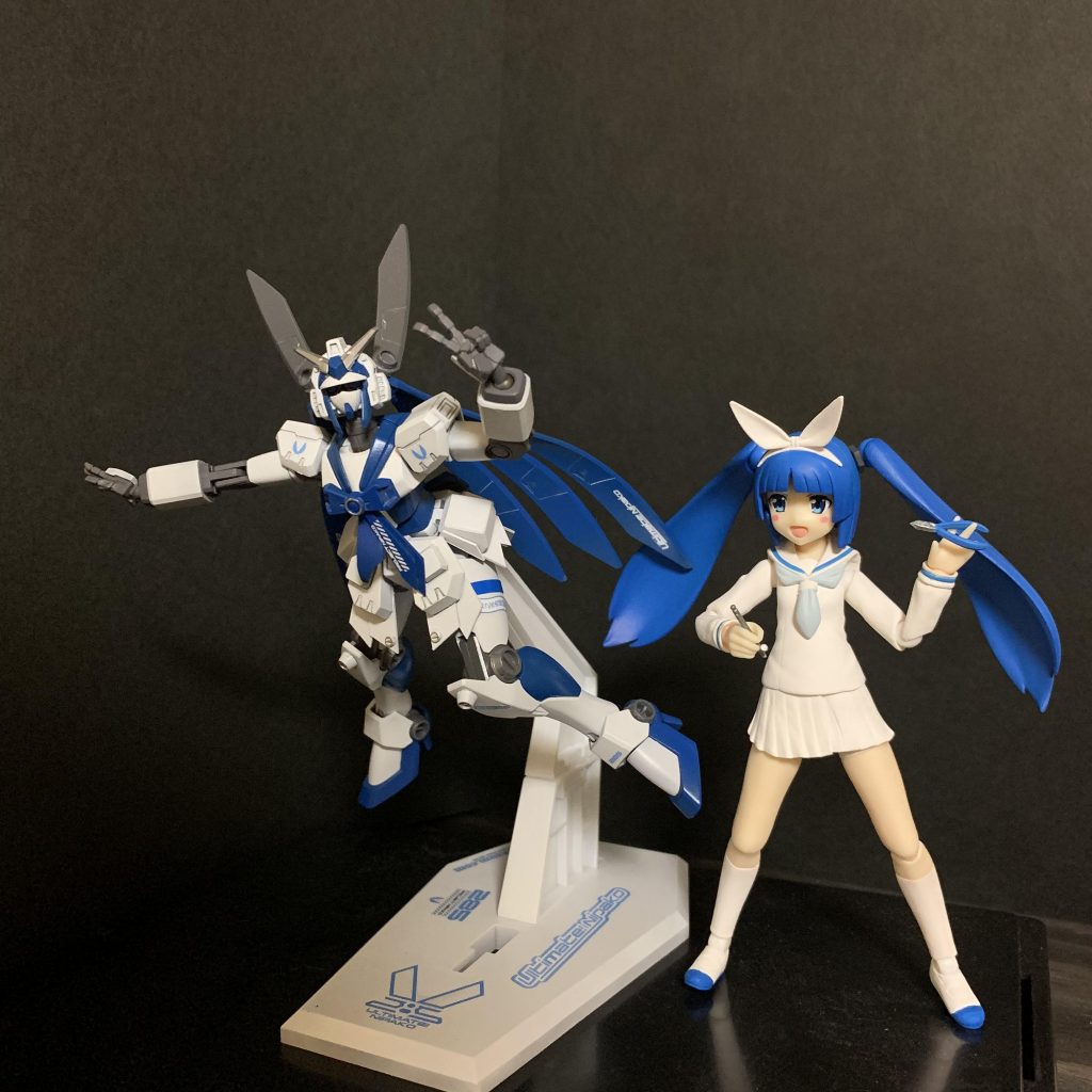 割とイメージ通りに製作する事が出来ました^ ^ 次はもっとイカツイMSをベースに作ってみようと思います。