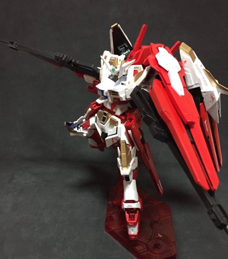 ポージングその2
両手にバスターライフル