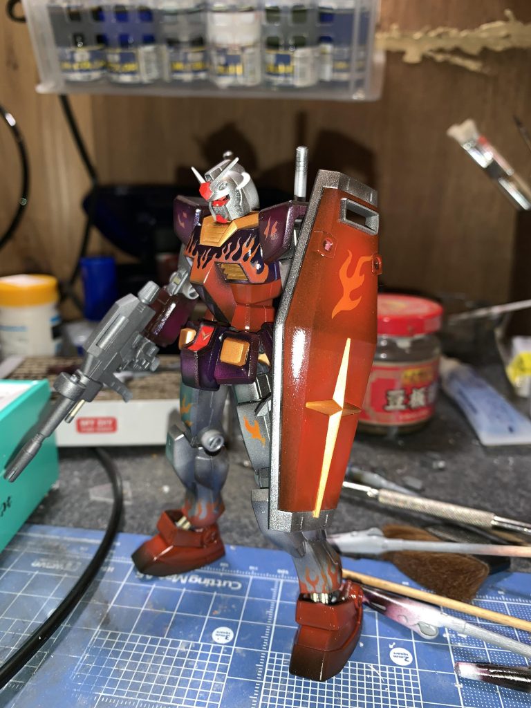 完成です!リバガンとっても良いキットなので皆さんも作りませんか?^ ^