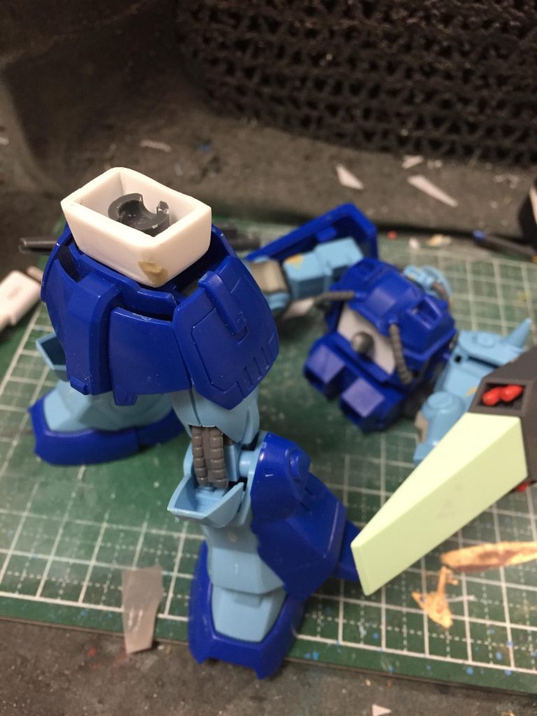 その為腰パーツを新規に制作．構造が簡単だと作りやすくていいですねぇ…( ´꒳` )