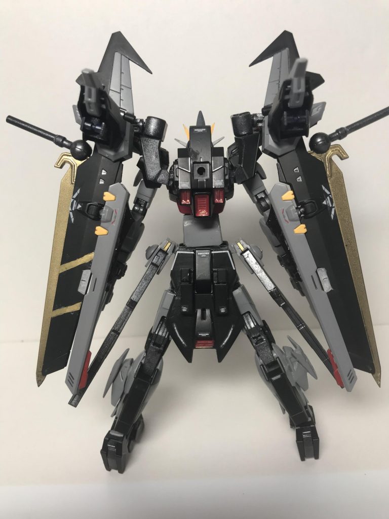 後ろからです!後ろはほぼノワールです。
接続基部はダブルオースカイからです!