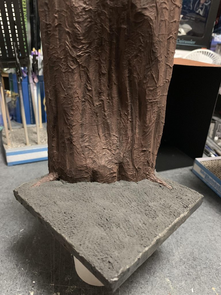 色を塗った後ウェザリングカラーでソレっぽく影と汚しを入れたら木っぽく見える?