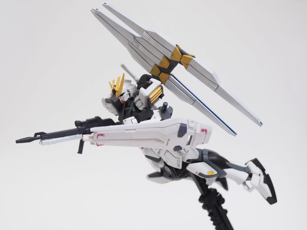 設定も何も考えていなかったのですが、セリフを1つだけ。
「νストライクは伊達じゃないんだ！」