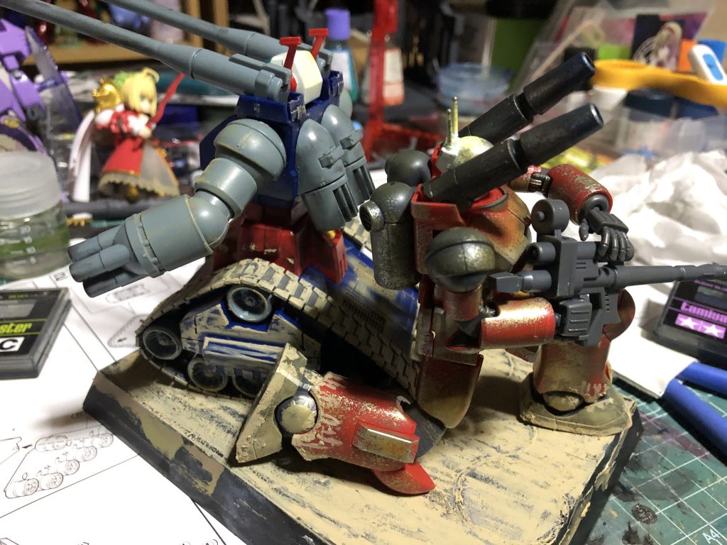 ガンキャノンとの組み合わせ