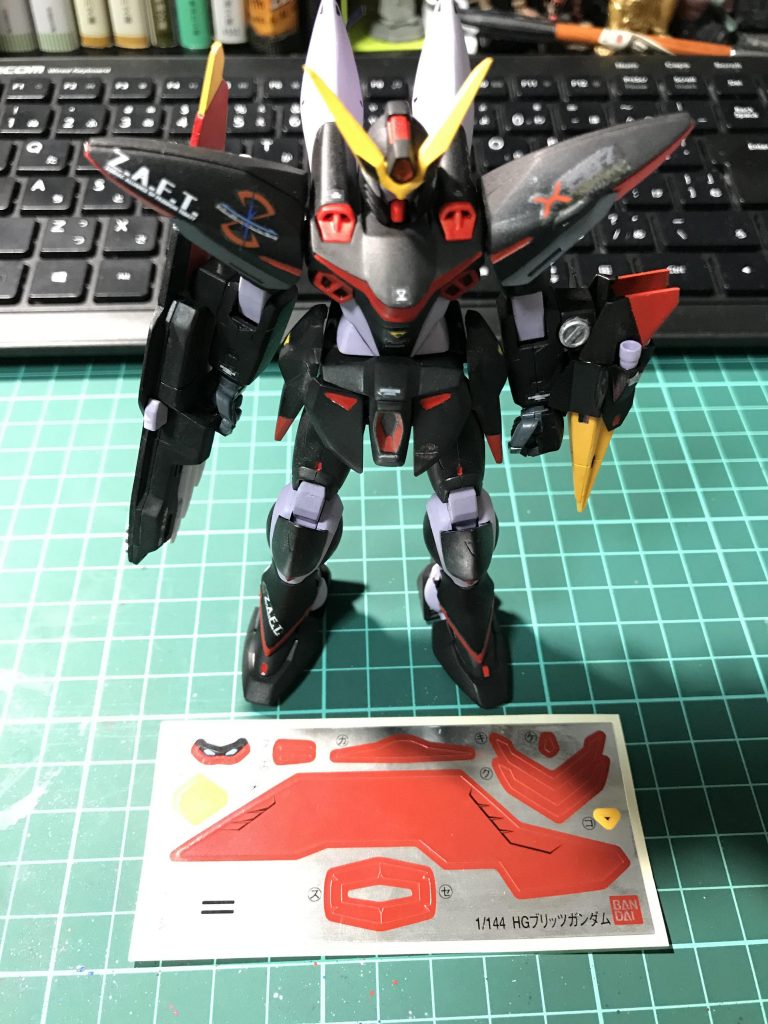 もちろん付属のステッカーは一切貼っておりません(*´艸`)
全塗装筆塗りを施しております!
初コンテスト参加作品です!
俺の全てを詰め込んだ機体!!
頼むぞブリッツ!頼むぞニコル!!
いいねよろしくお願いします!!!!!