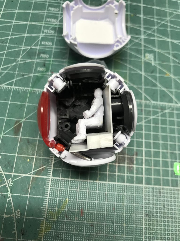 ポッド断面図。