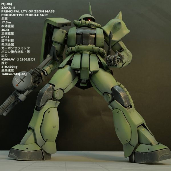 MG MJ-06J ZAKU II 戦場風