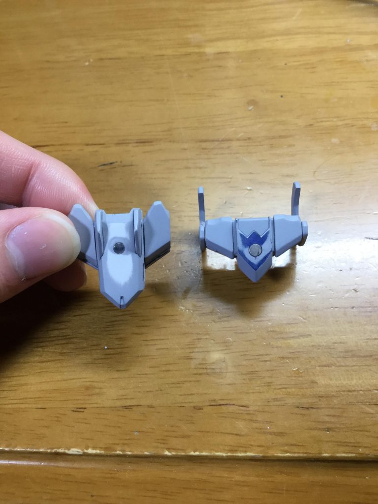 胴体にネオジム磁石を埋め込み