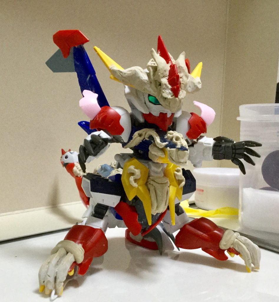 エイジ系、武者系、BB系、HG系のジャンク部品を散りばめております。