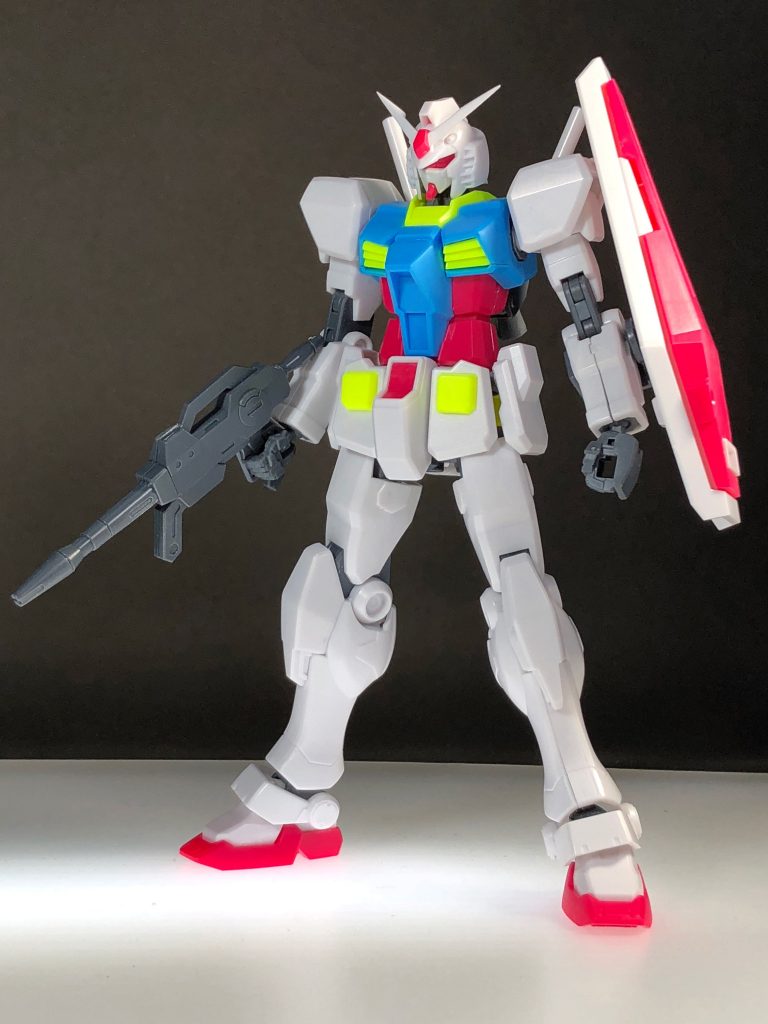 素組み状態  蛍光色が凄いw