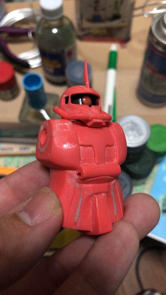 ベストメカコレクション『シャア専用ザク』–3枚目/制作者：@tamoz_2017